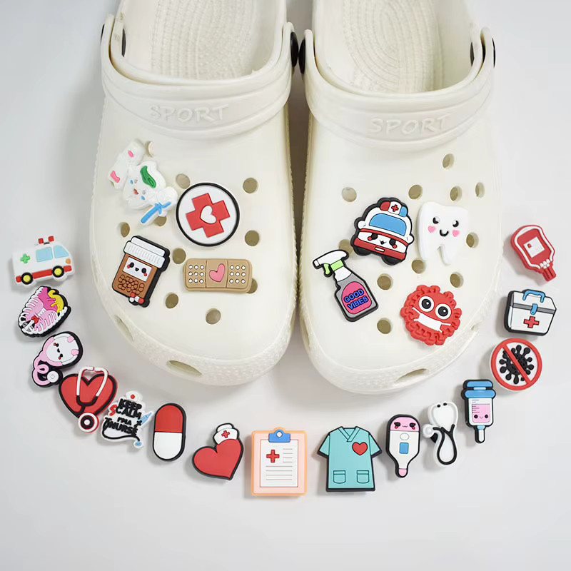 SMATLELF Schuh Charms, Kinder, Arzt Krankenschwester - Bild 3