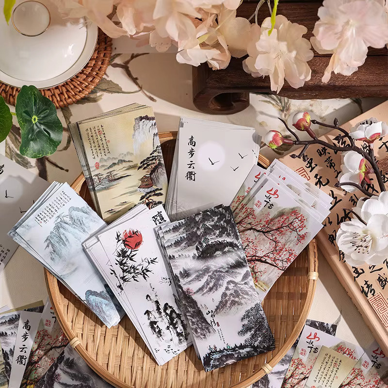 20-teiliges Aufkleberpaket im chinesischen Stil, dekorative Etiketten im antiken Design und Siegelaufkleber in Multicolour für Geschenke und Tagebücher - Bild 2