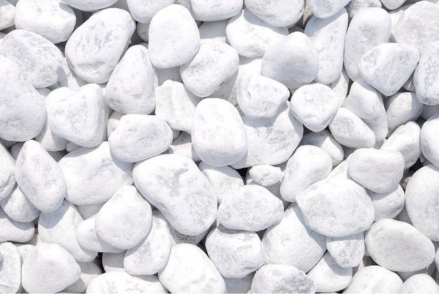 Marmorzierkiesel Carrara Weiß 40 - 60 mm 1000 kg Big-Bag - Bild 1