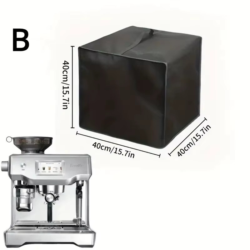 Schutzabdeckung für Ninja Kaffeemaschinen und Filterkaffeemaschinen in Schwarz, Breite: 40,0 cm, Tiefe: 40,0 cm - Bild 6