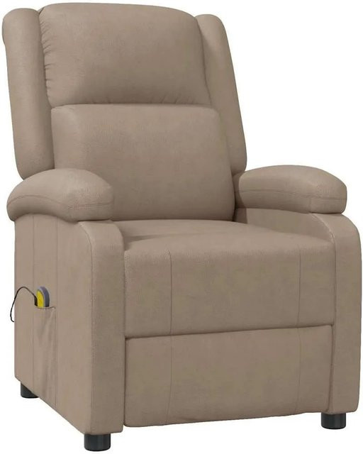 vidaXL Massagesessel in Cappuccino-Braun aus Kunstleder mit Armlehnen - Bild 1