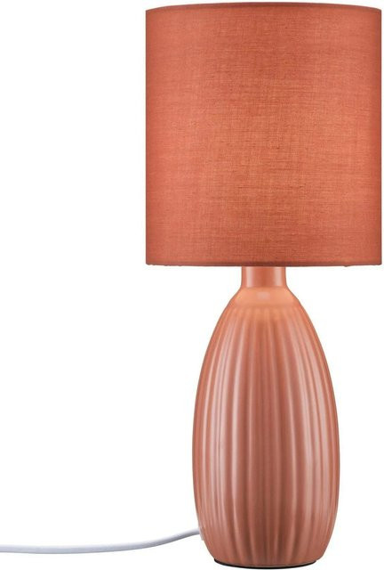 PR Home Uno Tischleuchte aus Keramik in Rot, B/T/H: 16 x 37 x 37 cm - Bild 1