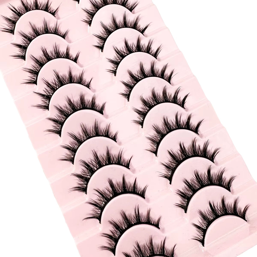 LYBCG Mange Lashes 3D-Katzenaugen-Wimpern, 10 Paar, Unisex - Bild 4