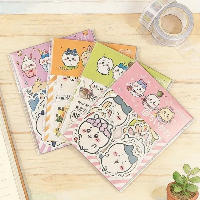 Bandai Kawaii Jiyi Aufkleber, Set, Bunt / Mehrfarbig, Vinyl - Bild 1