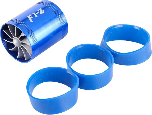 RIAYOOE Turbo Gas Saver Kit mit doppelseitiger Turbine für den Motor Lufteinlass in Blau - Bild 1