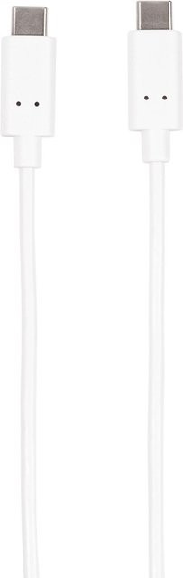 Vivanco USB Type-C Daten- und Ladekabel in Weiß, 2 m - Bild 1