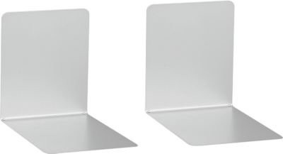 Magnetische Buchstützen von MAUL, 2er-Set, Silber - Bild 1