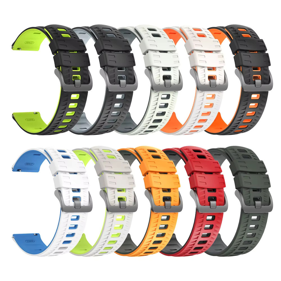Uhrenarmband Silikon, 22 mm, Unisex - Bild 5