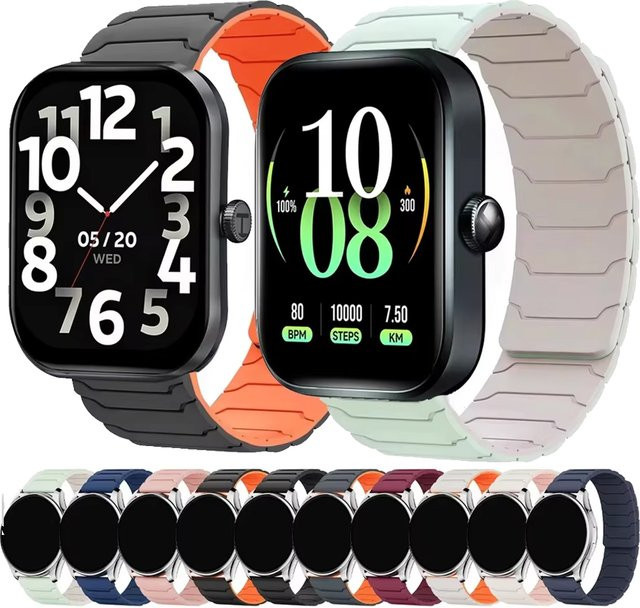 Haylou Uhrenarmband Silikon, Magnetband, 22 mm, multicolour - Bild 1