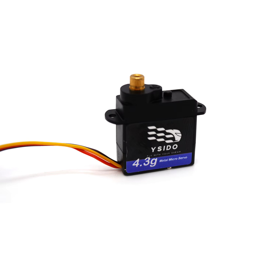 YSIDO Micro Servo Getriebe, Metall Kunststoff, für RC Flugzeug Drohne Hubschrauber Mini Auto - Bild 1