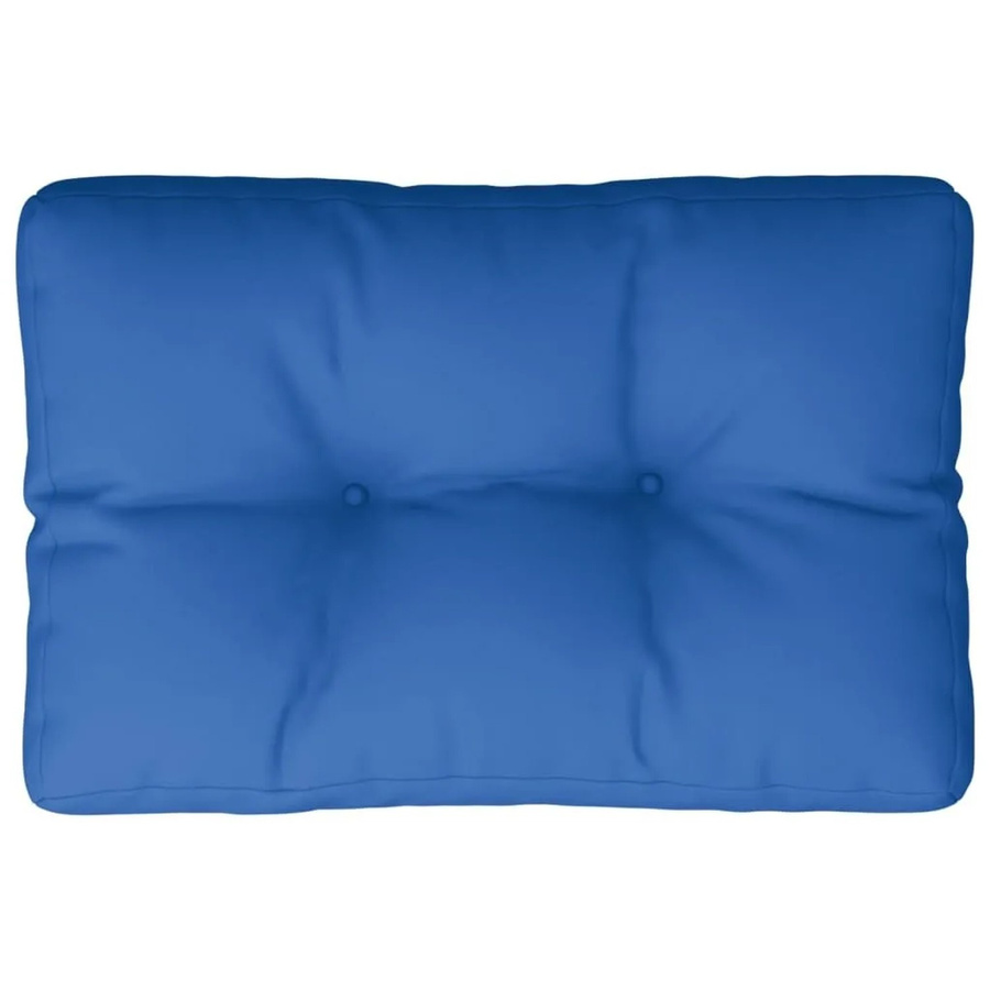 vidaXL Palettenkissen Königsblau aus Polyester, wasserabweisend und UV-beständig, B/T/H: 50 x 40 x 12 cm - Bild 2
