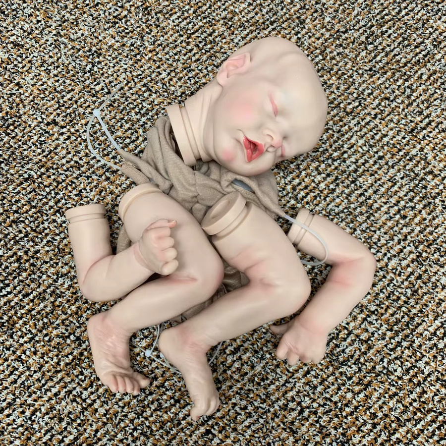 OtardDolls Reborn Zwillinge Neugeborenen-Babypuppen-Sets, 2-teiliges Set, Silikon - Bild 2