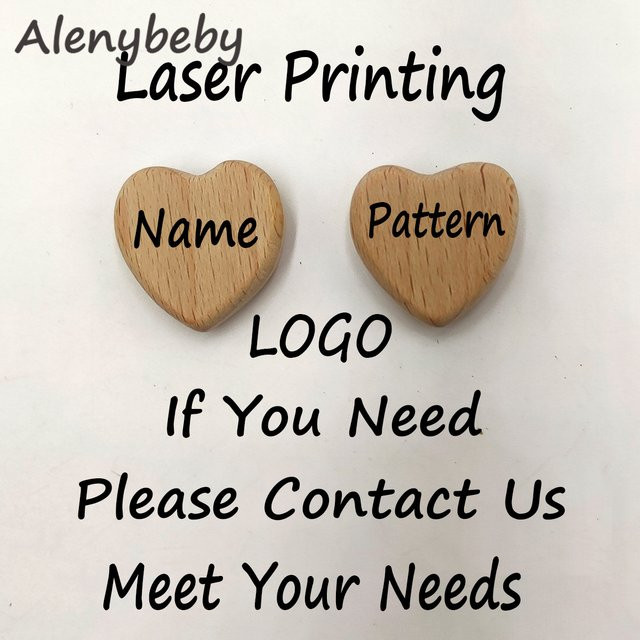 Alenybeby Anhänger Holz, Weiß, Unisex - Bild 1