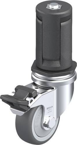 Blickle Lenkrolle LRA-PATH 50KF-FI-ER05 mit Feststeller, Farbe: Grau, Rad-Durchmesser: 50 mm, Tragfähigkeit: 75 kg - Bild 1