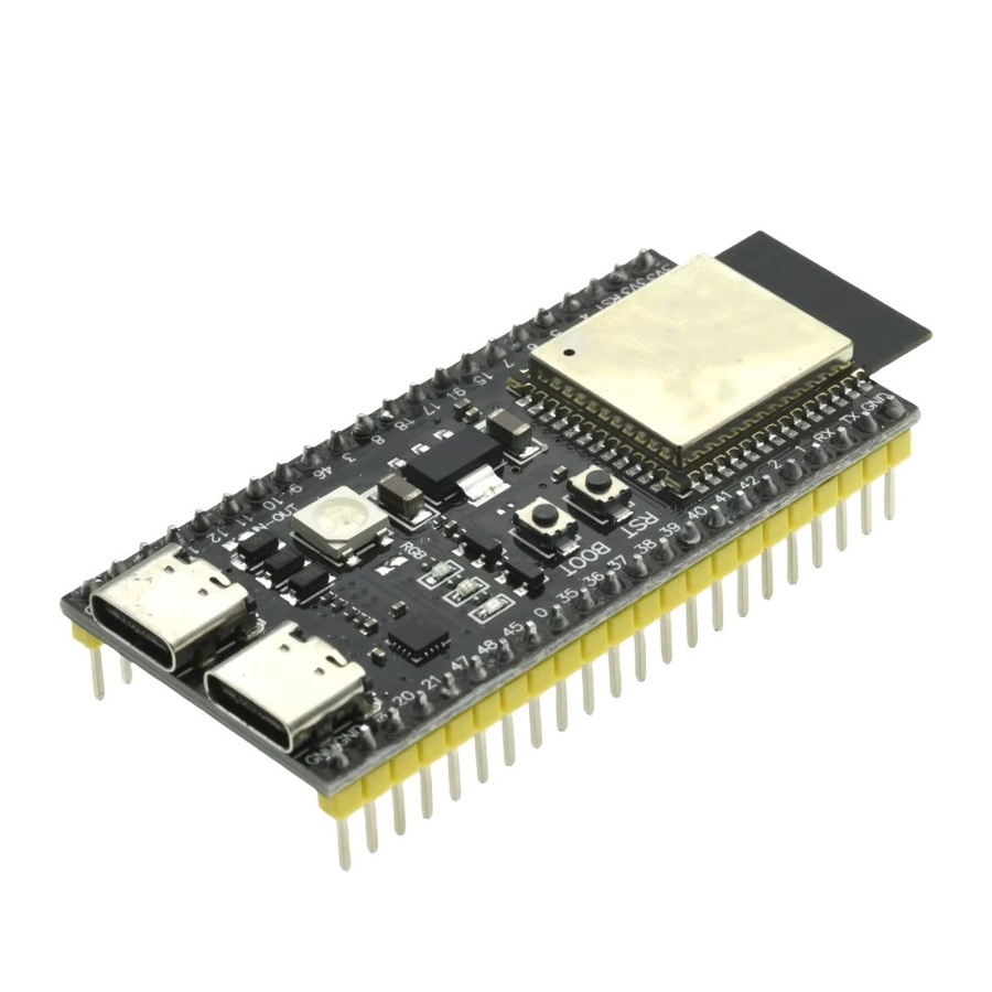 ESP32-S3 Entwicklungsboard mit Erweiterungsadapter-Kit, 44-Pin Typ-C, WiFi und Bluetooth, Schwarz - Bild 1