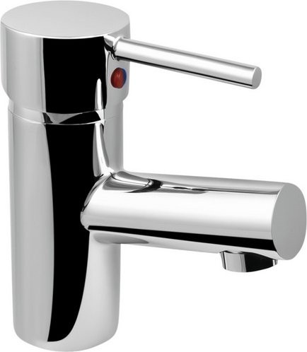 WELLWATER Einhebelmischer für das Badezimmer in Silber, verchromt mit wassersparender Cold-Start Kartusche aus Messing - Bild 1