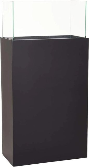 Vivanno Windlichtsäule Candela XL in Schwarz, B/T/H: 50 x 26 x 100 cm - Bild 1