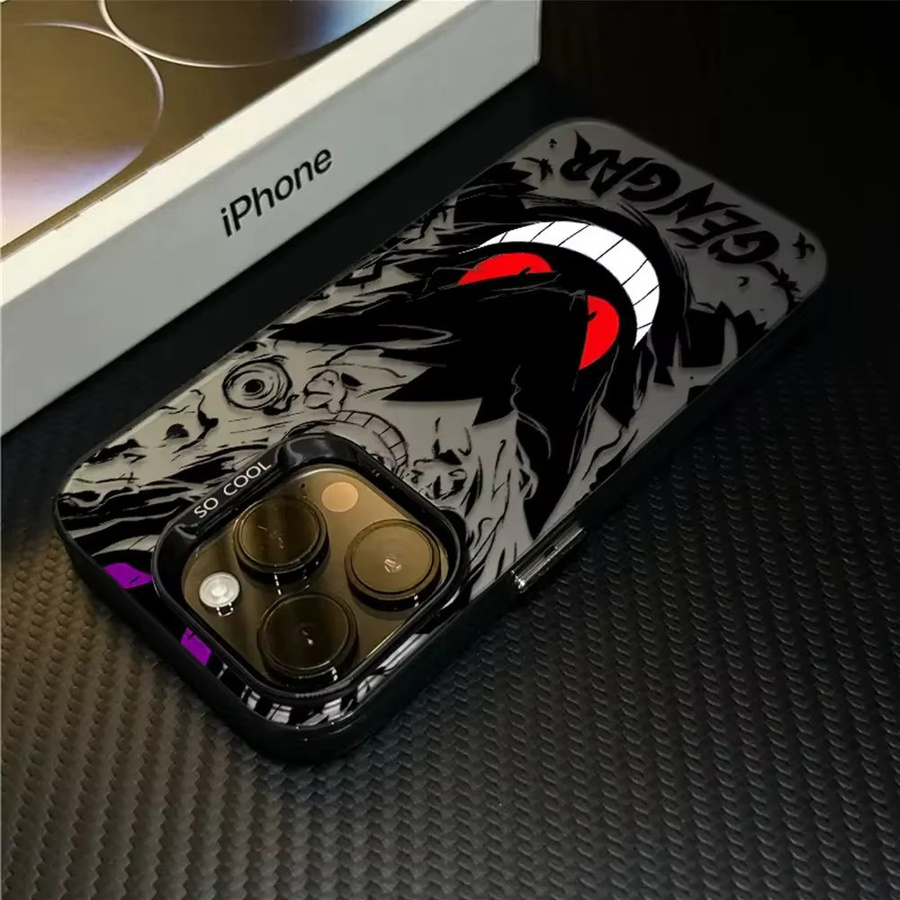 Potdemiel Anime G-GengarS Handyhülle für iPhone mit matter Rückseite und Sturzschutz - Bild 2