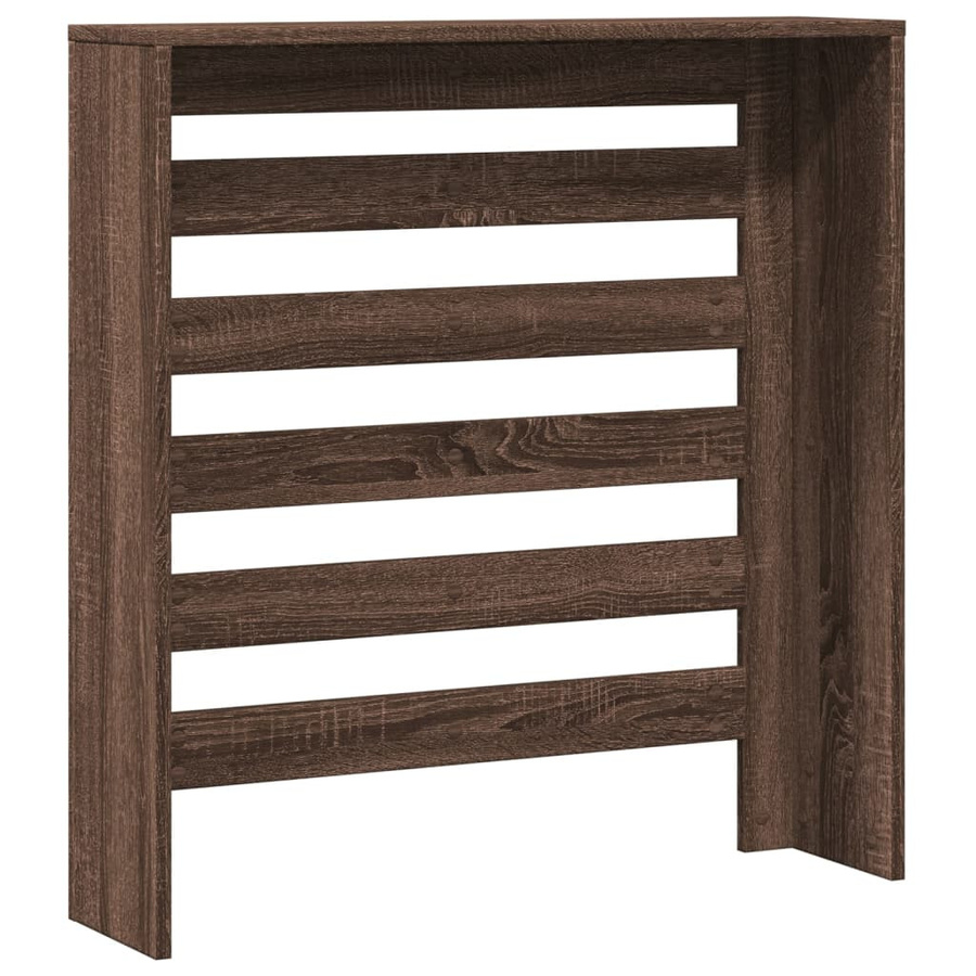 vidaXL Heizkörperverkleidung in Eiche Braun mit modernem Latten-Design aus Holzwerkstoff, B/T/H: 78 x 20 x 82 cm - Bild 5