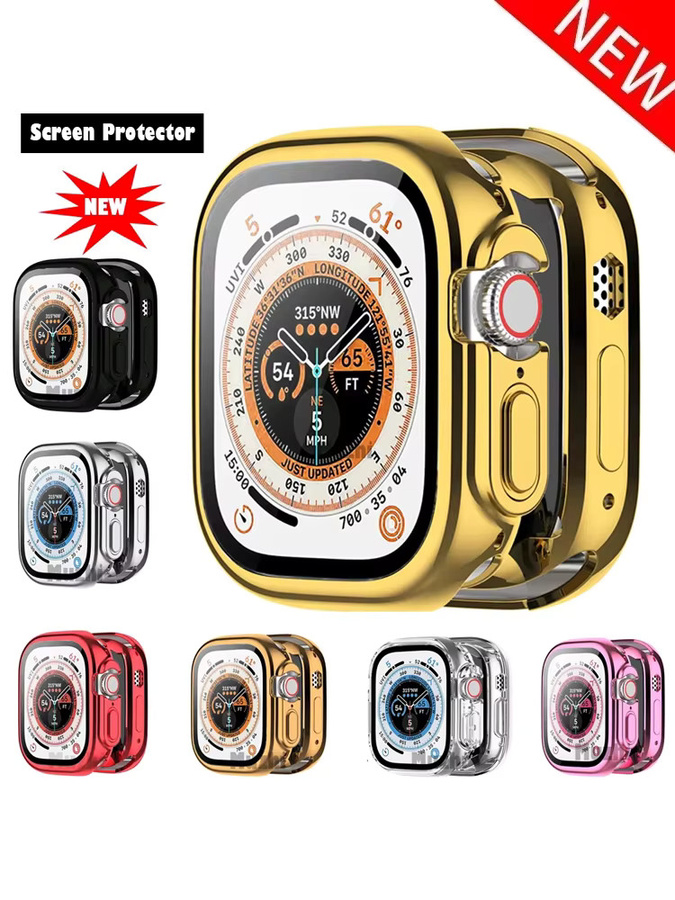 TPU-Abdeckung für Apple Watch Ultra 2, Bumper-Displayschutzfolie, Unisex - Bild 6