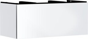 hansgrohe Waschtischunterschrank Xilesa E 1 mit einem Schubkasten, mattweiß, Breite: 118 cm, Tiefe: 55 cm - Bild 1