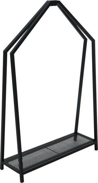 Kaminholzständer aus Eisen in Schwarz Matt B/T/H: 78,5 x 24 x 117,5 cm - Bild 1