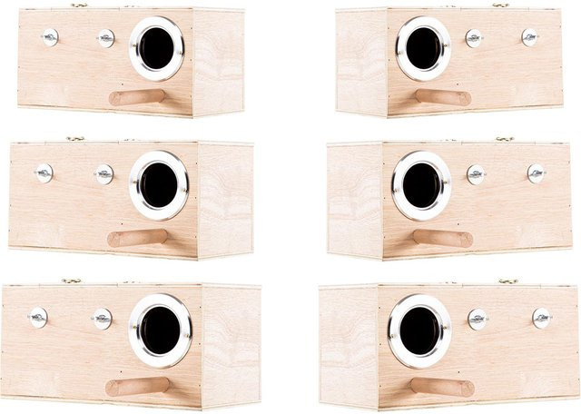 Kesoto Papageien Nest Nistkasten aus Holz für Nymphensittiche und Sittiche, B/T/H: 20 x 12 x 12 cm - Bild 1