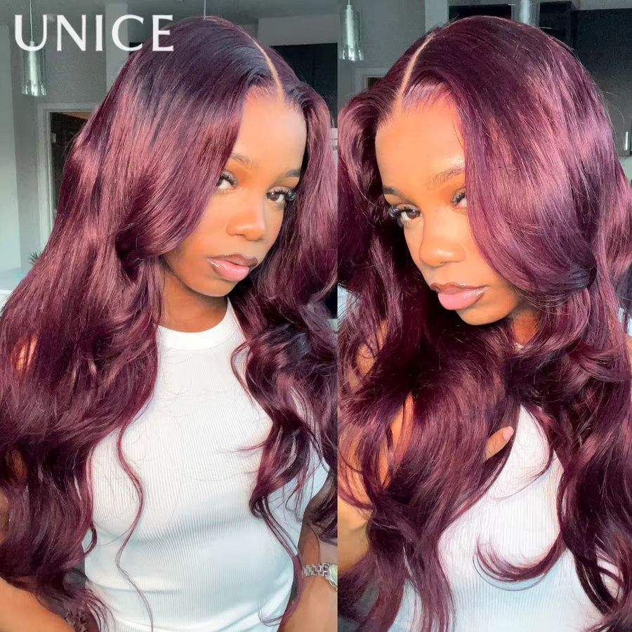 UNice Black Cherry Body Wave Echthaar-Bündel, 100 g pro Bündel - Bild 6