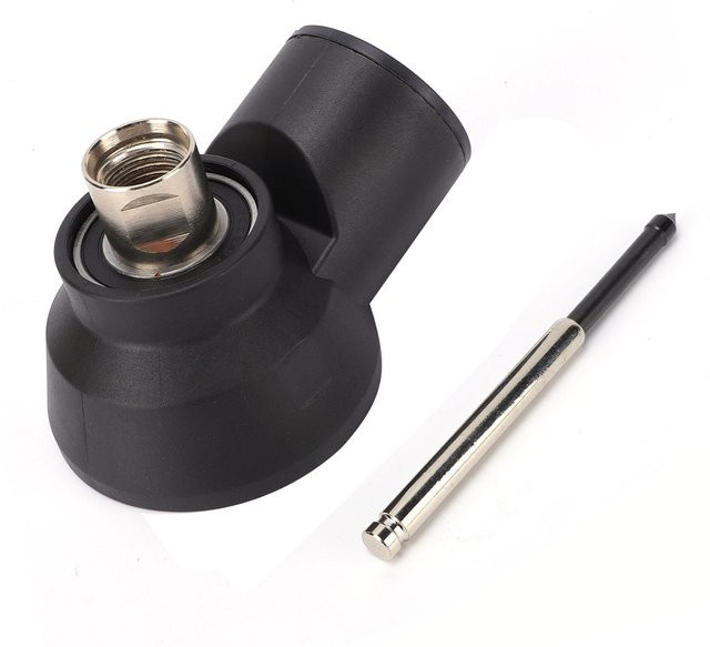 Musysh Trockenbohrstaubsammler-Adapter M18 M16 für Wasserbohrgerüste mit Staubschutzhaube und Mittelzentrierer in Schwarz - Bild 1