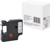 Schriftbandkassette kompatibel mit DYMO S0720780 in Schwarz und Weiß - Bild 1