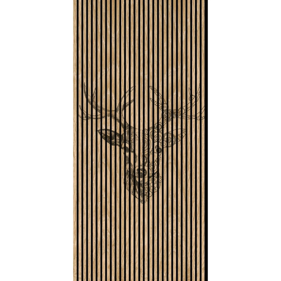 FN Acustico Akustikplatte Deer Bunt aus PET und MDF, H x B x T: 2.400 x 1.133 x 19 mm - Bild 2