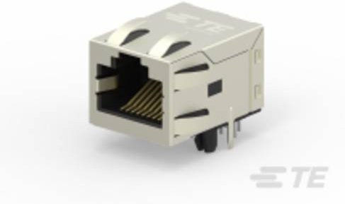 TE Connectivity Industrial RJ45 Ethernet LAN Stecker, Grau, 5-2301994-5 - Bild 1