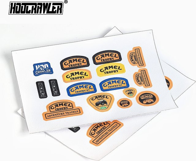 HooCrawler Simulations-Aufkleber, Leder-Sticker, Bunt / Mehrfarbig - Bild 1