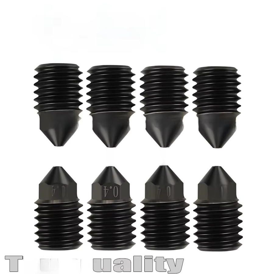 Bambu Lab Ersatzdüsen aus gehärtetem Stahl für P1P, P1S, X1 und X1C in den Größen 0,2 mm, 0,4 mm, 0,6 mm, 0,8 mm und 1,0 mm in Schwarz - Bild 3