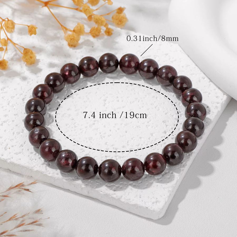 GolbalJew Armband, Granat, Unisex - Bild 3