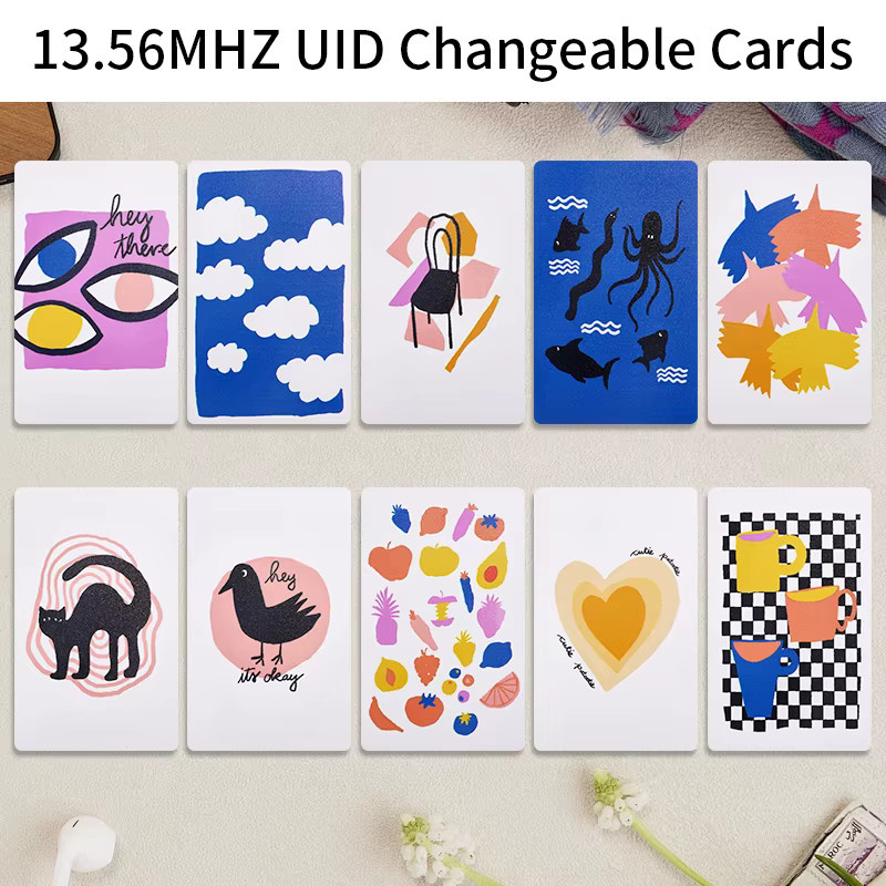 UID IC-Karten 13,56 MHz S50 RFID Smart Keyfobs zum Klonen und Beschreiben von Block 0 Sektor, 1K RFID-Schlüsselanhänger für die Zugriffskontrolle - Bild 2