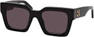 Off-White OERI13I Sonnenbrille, Vollrand, quadratisch, Unisex, black, grey - Bild 1