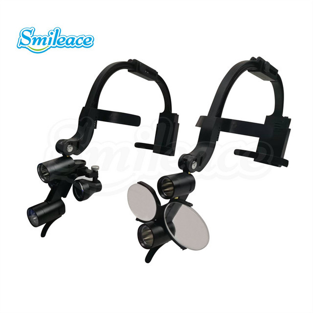 Smileace Binokulare Zahnlupe, LED, Schwarz - Bild 1