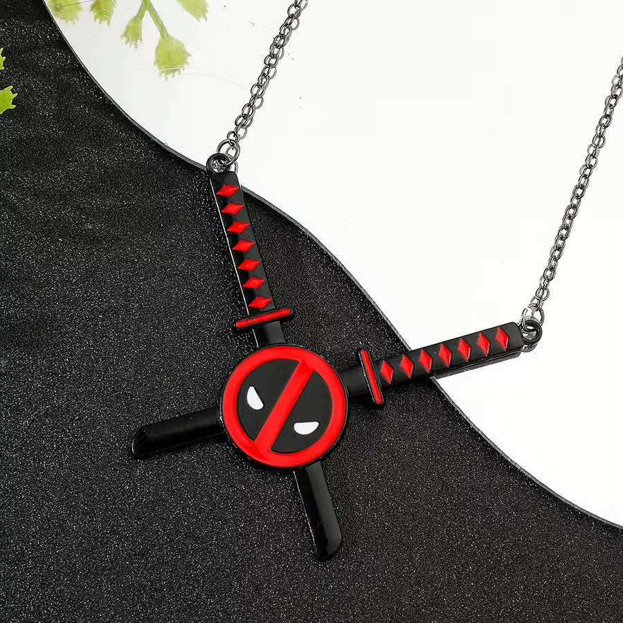 TAKARA TOMY Deadpool Superhelden-Anhänger-Halskette, Unisex - Bild 3