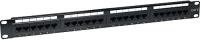 Intellinet 24 Port Netzwerk-Patchpanel CAT 6, Schwarz, 1 HE - Bild 2