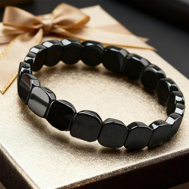 Reclaim Jewellery Armband, Hämatit, Schwarz, Herren - Bild 1