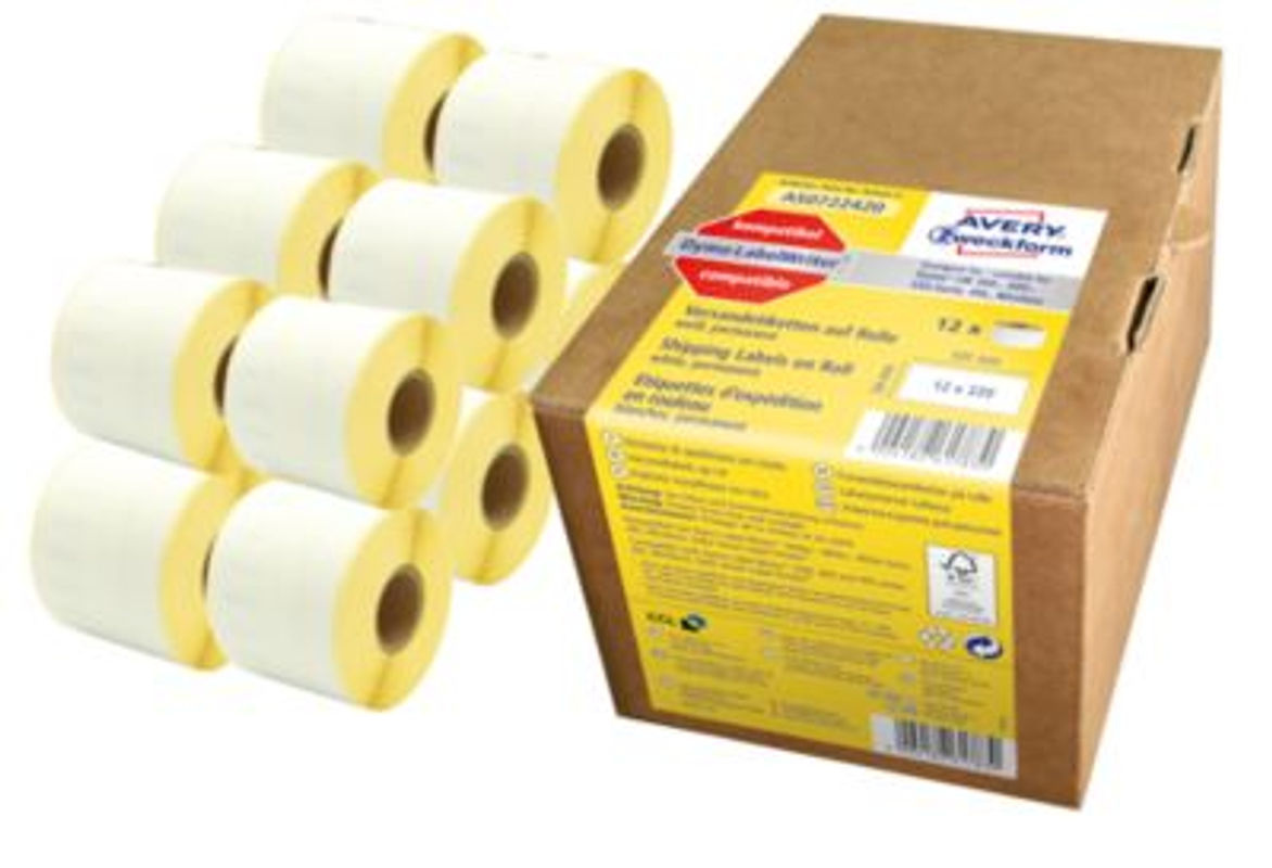 Avery Zweckform Versand Rollenetiketten aus weißem Papier, FSC zertifiziert, B: 101 mm, H: 54 mm - Bild 3