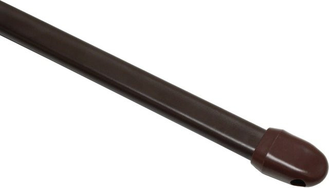 Gardinia Vitragestange flachoval aus Metall in Braun, Ø 11 mm, 2er Pack, Länge: 60 cm bis 100 cm - Bild 1