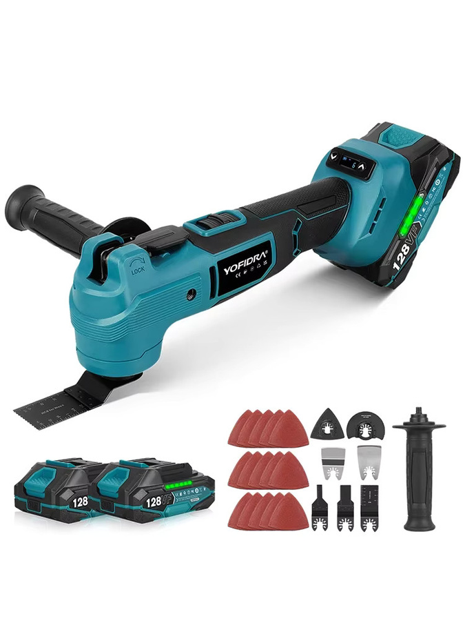 YOFIDRA 1000 W bürstenloses elektrisches oszillierendes Multitool mit AI Speed Control für Makita-Akku-Pin - Bild 7