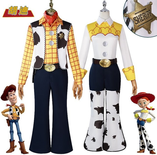 Beast Kingdom Woody Jessie Cosplay Kostüm, Cowboy-Anzug, Unisex - Bild 1