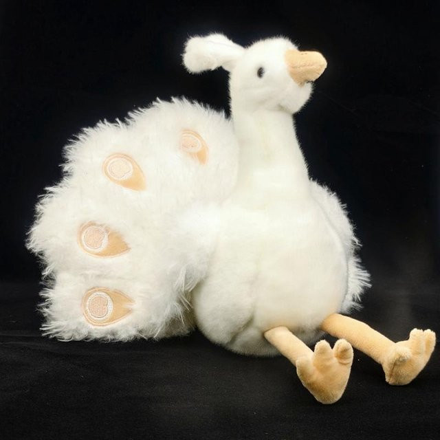 Bunter Pfau Plüschpuppe, Tier-Stofftier, ab 14 Jahren - Bild 1