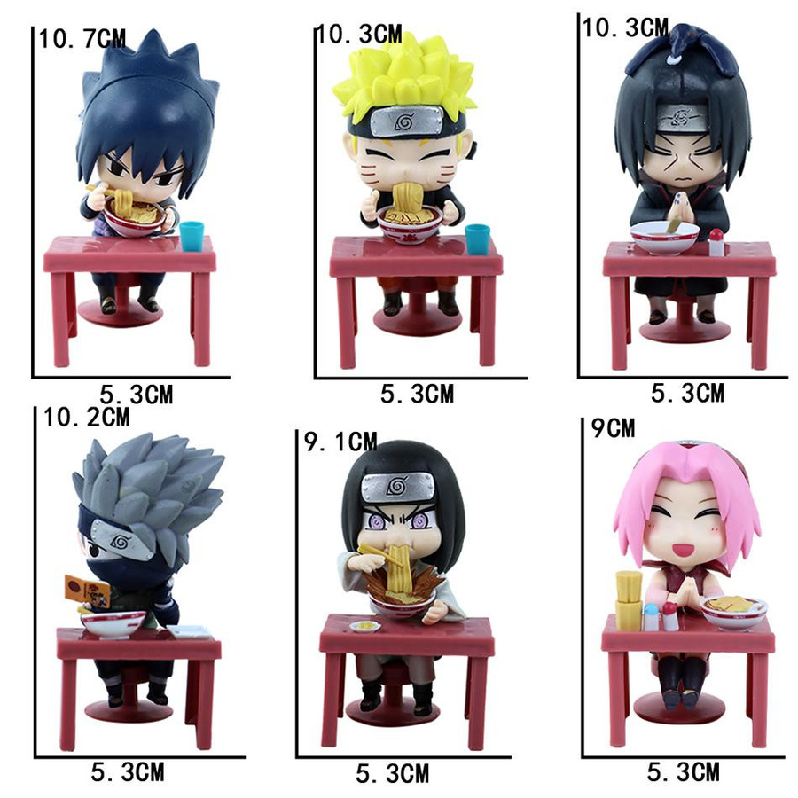 Yiran toy Naruto Shippuden Blind Box Chibi Mini PVC Anime Figuren - Bild 2
