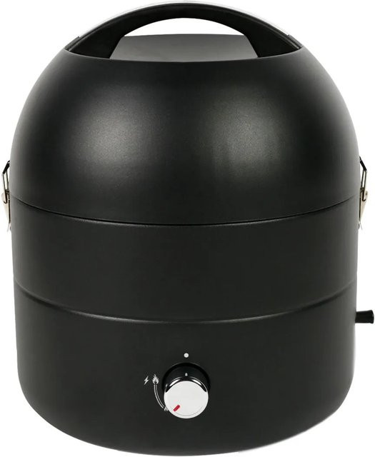 Taino Grill-to-Go Portabler Gasgrill für Camping und Unterwegs in Schwarz mit Piezo-Zündung und Edelstahl-Komponenten - Bild 1
