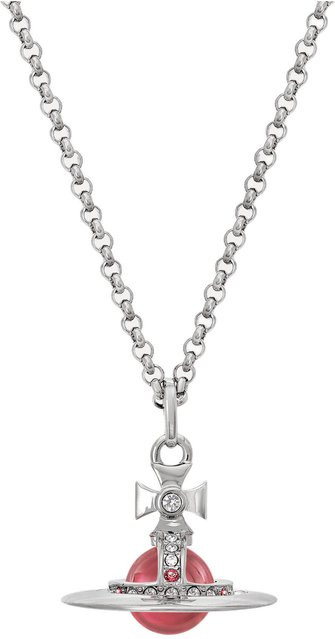 Vivienne Westwood Halskette, Silber, Kristall, Unisex - Bild 1