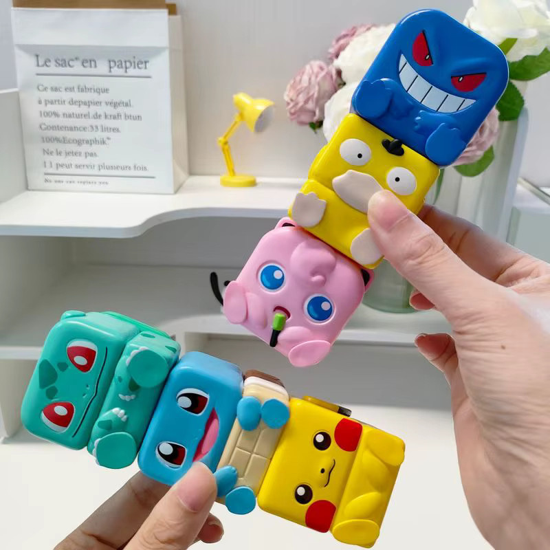 Potdemiel Pokémon Actionfiguren, Magnetische Stapelpuppen, 6-teiliges Set - Bild 2